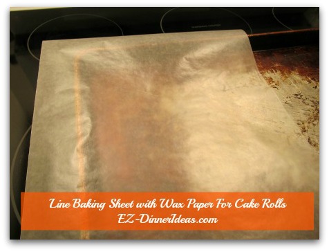 Wax Paper In Cake Pan Wax Paper In Cake Pan
