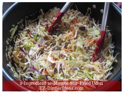 Vegetables mixed with seasonings and sauce Vegetables mixed with seasonings and sauce