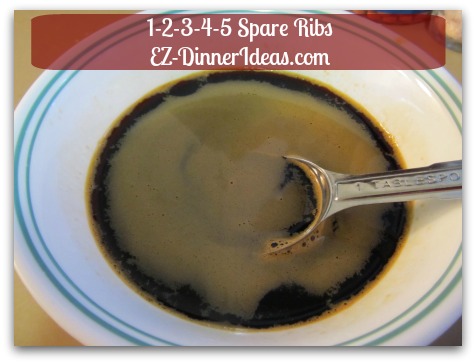 Chinese Pork Rib Recipe | 1-2-3-4-5 Spare Ribs - Get sauce ready in a separate bowl