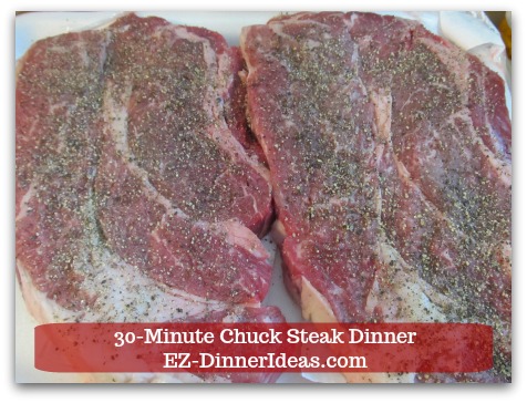 Celery, butter, medium potatoes, salt, onion soup mix, carrots and 2 more. Beef Chuck Steak Recipes For Dinner - Quick Beef Chuck Steak Recipe Easy 30 Minute Dinner Idea