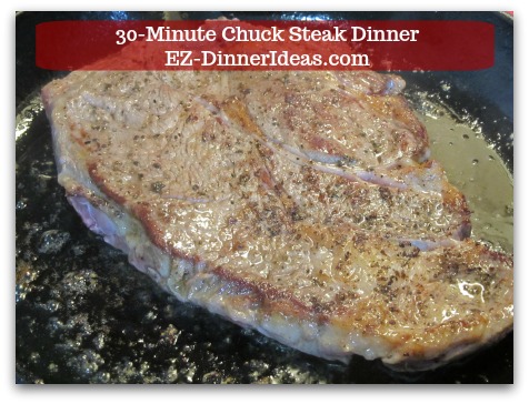 Chuck Steak Recipe | Quick Easy Beef 30-Minute Dinner Idea