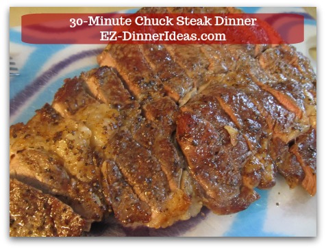 Chuck Steak Recipe | Quick Easy Beef 30-Minute Dinner Idea