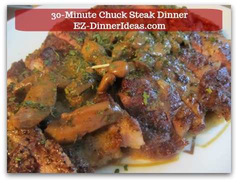 Chuck Steak Recipe | Quick Easy Beef 30-Minute Dinner Idea