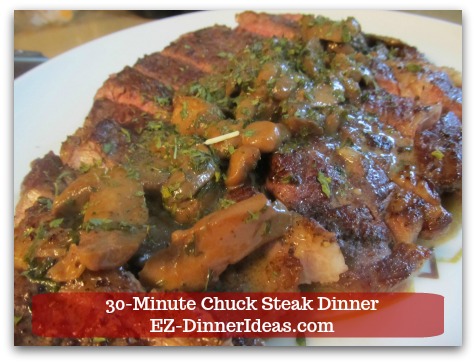 Chuck Steak Recipe | Quick Easy Beef 30-Minute Dinner Idea