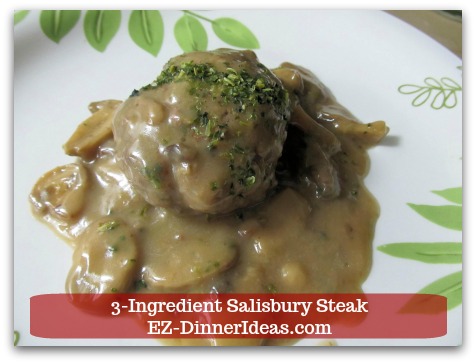 Ground Beef Mushroom Recipe | 3-Ingredient Salisbury Steak - Ground beef can make quick and easy dinner with very mouth-watering twist.  Are you drooling already? Ground Beef Mushroom Recipe | 3-Ingredient Salisbury Steak - Ground beef can make quick and easy dinner with very mouth-watering twist.  Are you drooling already?
