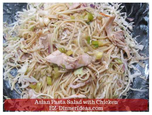Salad is ready and garnished with scallion and sesame seeds. Salad is ready and garnished with scallion and sesame seeds.
