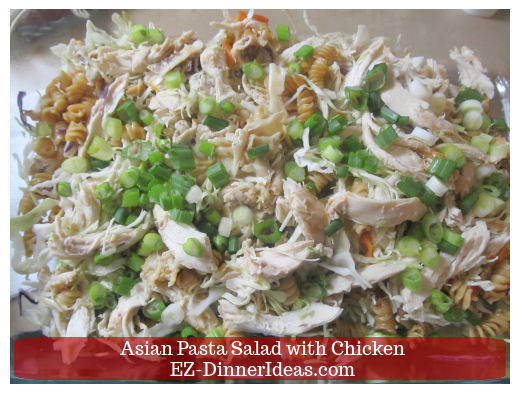 Garnish salad with scallions Garnish salad with scallions