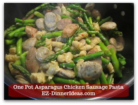 Chicken Sausage Recipe | One Pot Asparagus Chicken Sausage Pasta - Salt and pepper to taste.