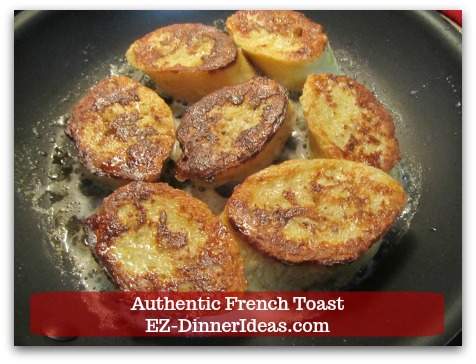 Idea Breakfast | Authentic French Toast - Cook French toast until golden brown. Idea Breakfast | Authentic French Toast - Cook French toast until golden brown.