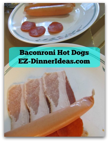 Baconroni Hot Dogs - Get your assembly line ready