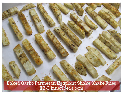 Baked eggplant fries