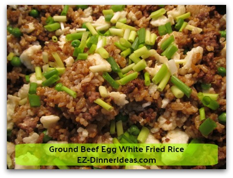Ground Beef Egg White Fried Rice Ground Beef Egg White Fried Rice