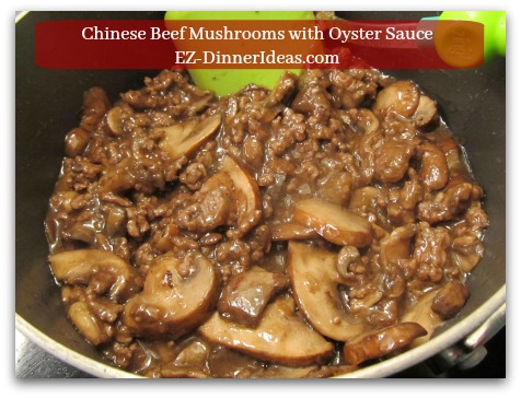 Chinese Beef Mushrooms with Oyster Sauce - Salt and pepper to taste