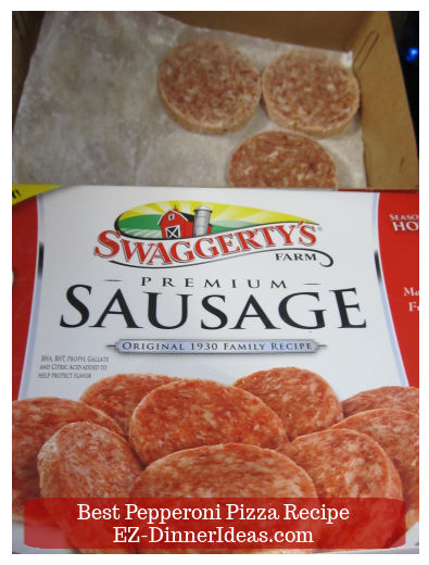 Raw Frozen Sausage Patties