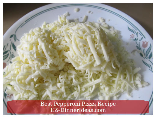 Shredded low-moisture Mozzarella cheese