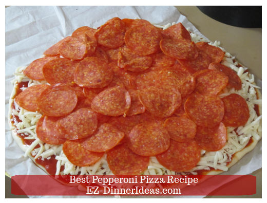 Pepperoni on pizza
