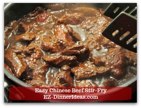 Beef Dinner Recipe | Easy Chinese Beef Stir-Fry - Cook meat at high heat with sauce and seasonings