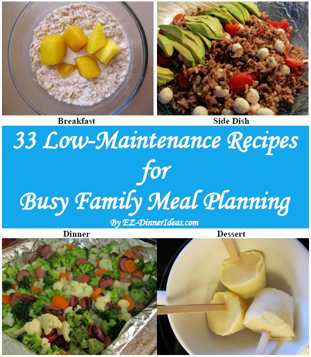 Busy Family Meal Planning