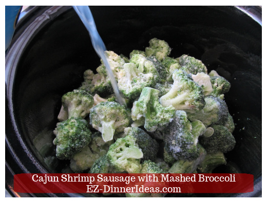 Prepping Mashed Broccoli Recipe with Chicken Broth Prepping Mashed Broccoli Recipe with Chicken Broth