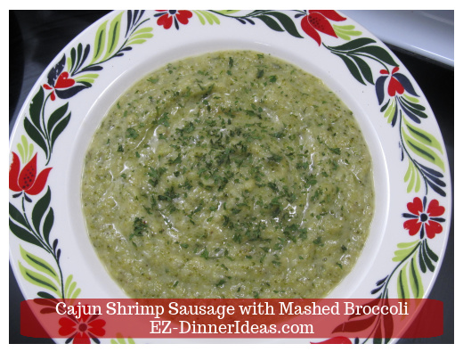 Mashed broccoli can be served as is. Mashed broccoli can be served as is.