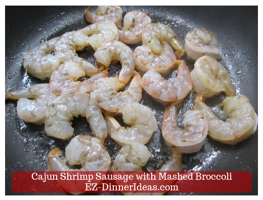 Single layer shrimp on the same skillet. Single layer shrimp on the same skillet.