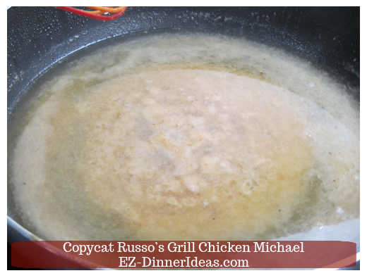 Adding liquids into the roux Adding liquids into the roux