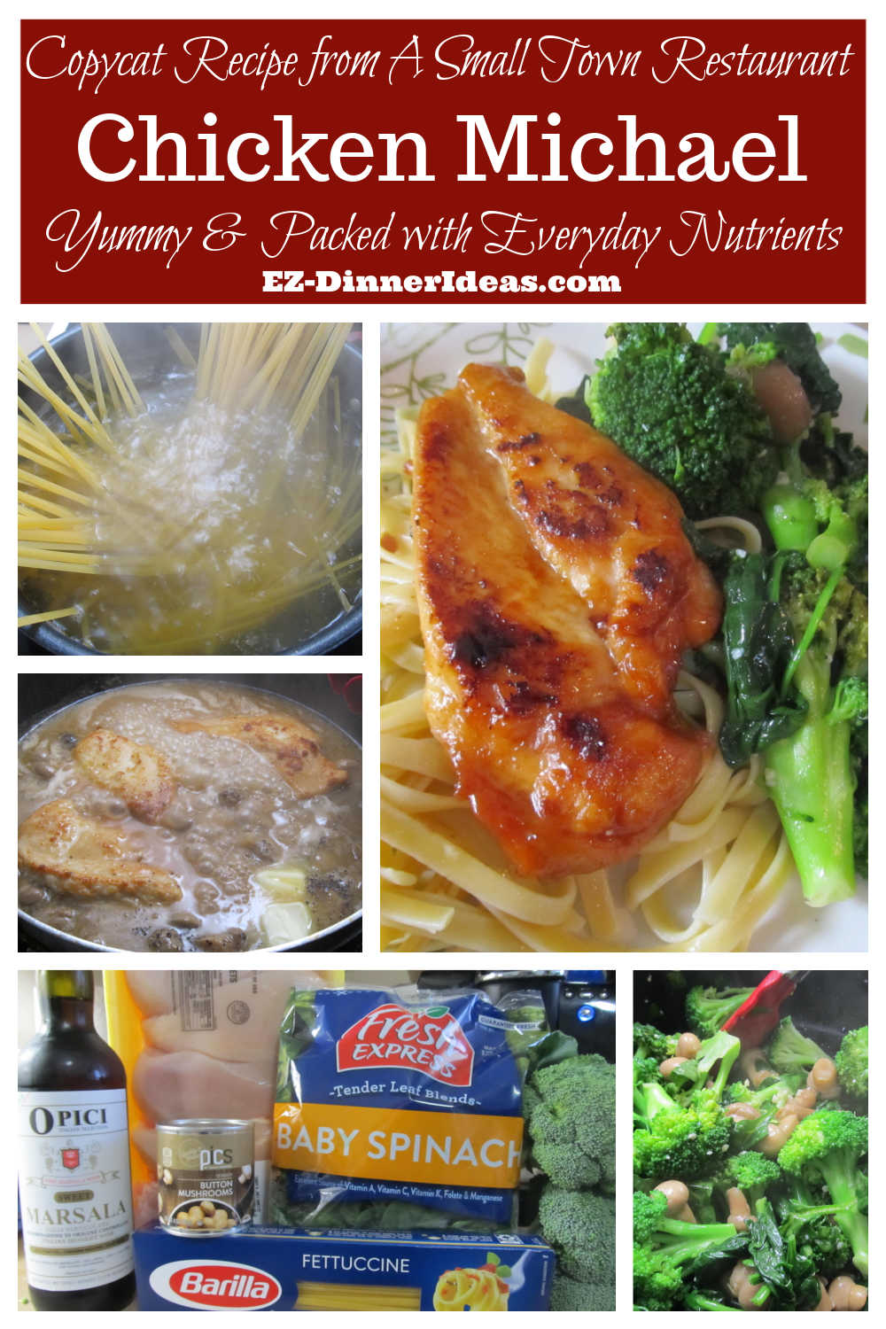 Chicken Spinach Pasta Recipe | Russo’s Grill Chicken Michael