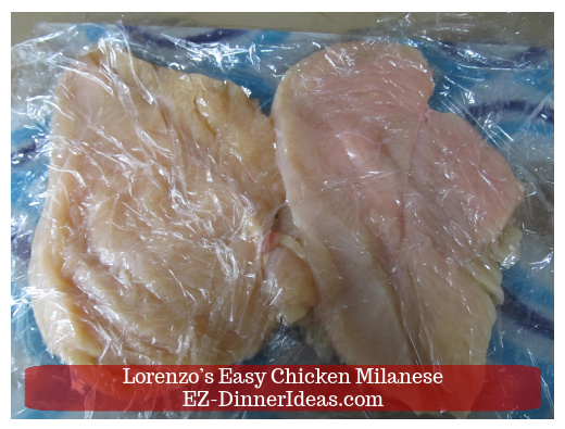 Pounded chicken cutlets Pounded chicken cutlets