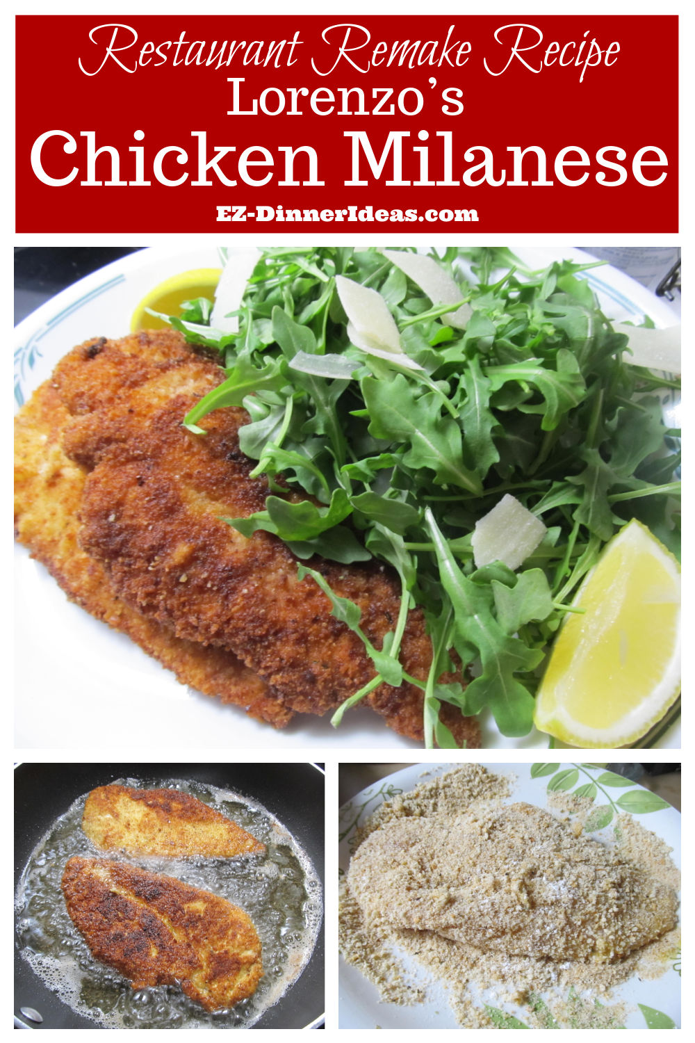 Lorenzo’s Chicken Milanese Recipe