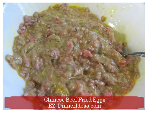 Ground Beef and Eggs | Chinese Beef Fried Eggs
