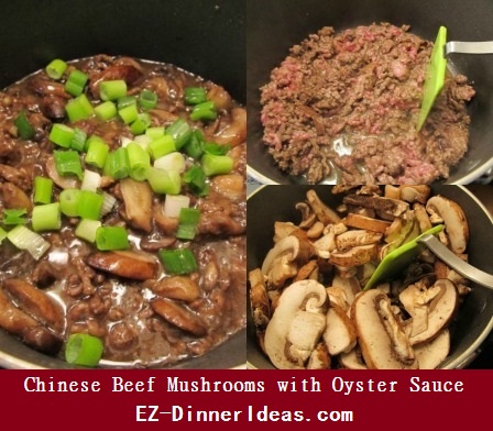Chinese Beef Mushrooms with Oyster Sauce, an heirloom recipe, great eat-with-your-hands dinner.  Wonderful alternative to serve in big family dinner and let your guests to assemble their own meal.