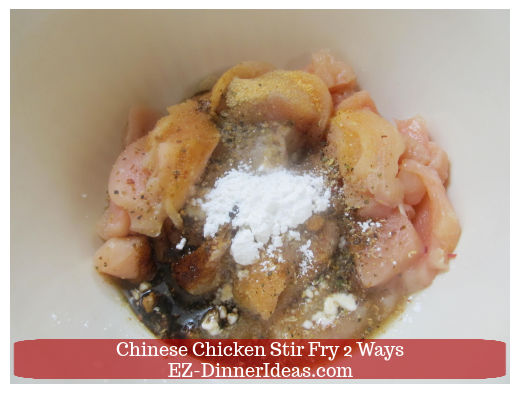 Chinese Chicken Stir Fry 2 Ways with Broccoli or Green Beans
