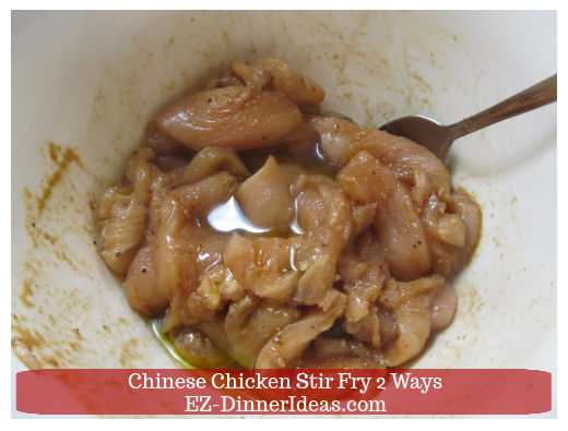 Chinese Chicken Stir Fry 2 Ways with Broccoli or Green Beans