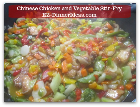 Chicken Stir-Fry Recipe | Chinese Chicken and Vegetable Stir-Fry - Stir in chicken.