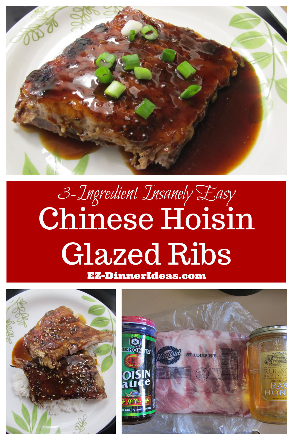 Barbecue Pork Rib Recipe | Chinese Hoisin Glazed Ribs