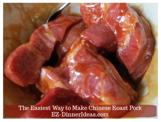 Coat meat with marinade