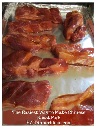 Single layer of boneless pork ribs