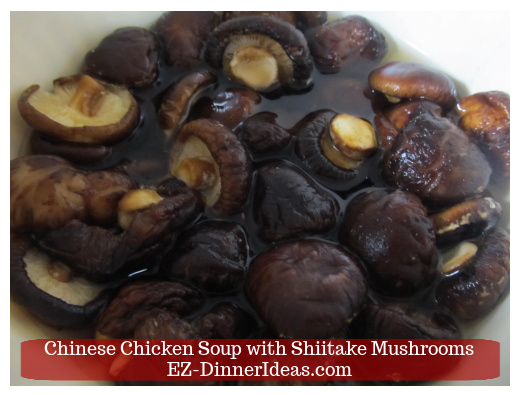 Re-hydrated Shiitake mushrooms Re-hydrated Shiitake mushrooms