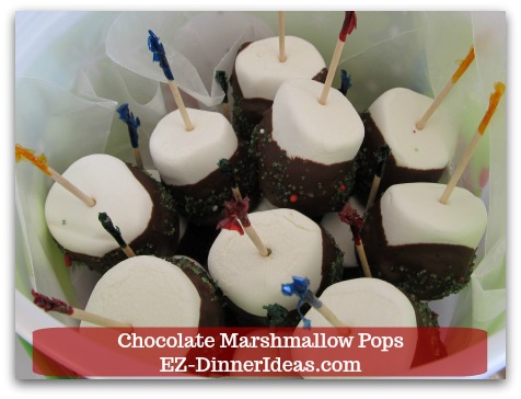 This chocolate marshmallow recipe is a foolproof way to make adorable dessert.  It is great for party and even gifts during holiday seasons.