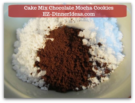 Recipe for Devils Food | Cake Mix Chocolate Mocha Cookies - Combine confectionery powdered sugar, coffee mix, butter and milk together to make icing.