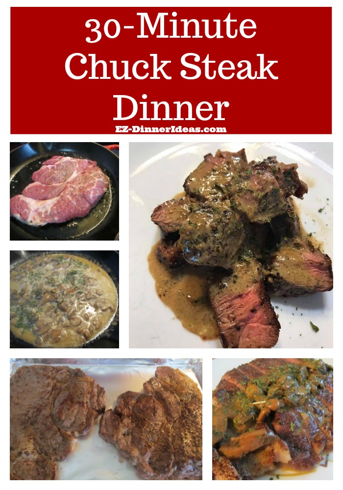 The marinade for this steak is equally delicious brushed on beef kabobs. Beef Chuck Steak Recipes For Dinner - Quick Beef Chuck Steak Recipe Easy 30 Minute Dinner Idea