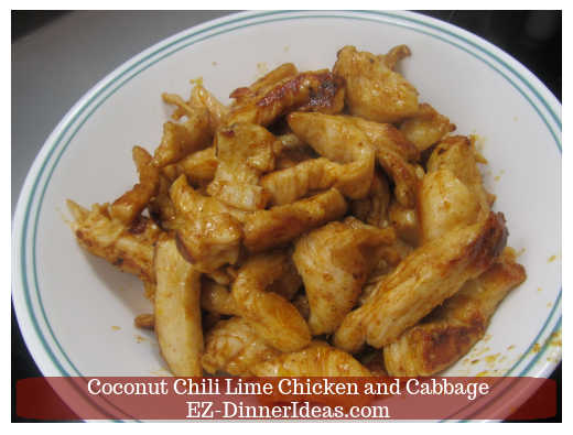 Browned chicken out of the skillet