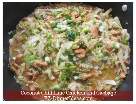 Coconut Chili Lime Chicken and Cabbage Coconut Chili Lime Chicken and Cabbage