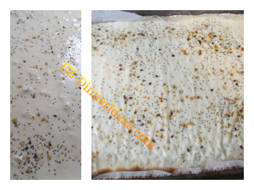 Egg white and another secret ingredient to make everything bagel seasoned cottage cheese bread