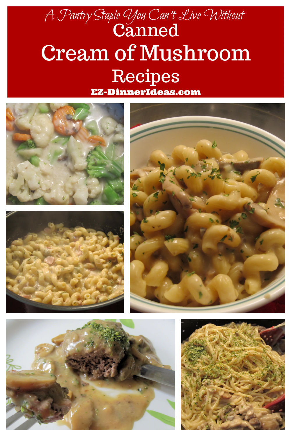 6 Canned Cream of Mushroom Recipes You Swear You Can't Live Without