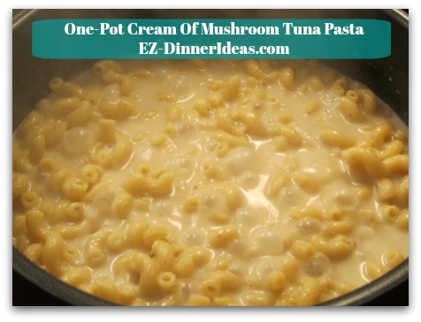 One Pot Tuna Pasta Recipe - Stir in pasta and cook until al dente One Pot Tuna Pasta Recipe - Stir in pasta and cook until al dente