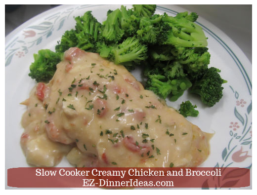 Creamy chicken and broccoli with diced tomatoes with Habaneros Creamy chicken and broccoli with diced tomatoes with Habaneros