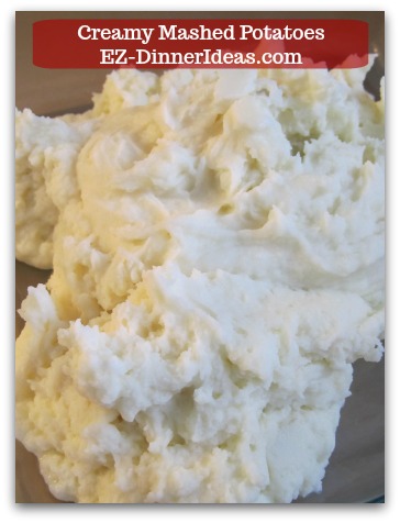 Creamy mashed potatoes, a classic recipe shows you the steps of back to basic.  An awesome side dish that goes with any feast.