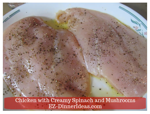 Chicken Spinach Mushroom Recipe | Creamy Spinach and Mushrooms Chicken