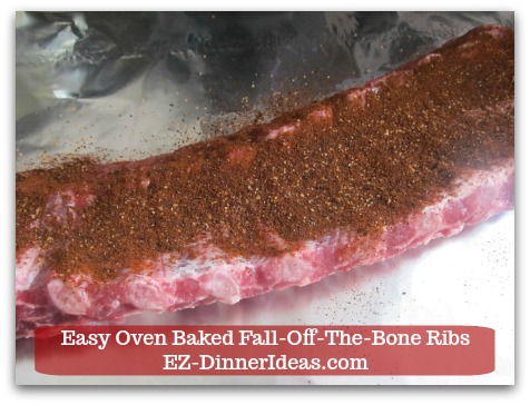 Baby Back Pork Ribs Recipe | Easy Oven Baked Fall-Off-The-Bone Ribs - Rub and cover every spot of the ribs.